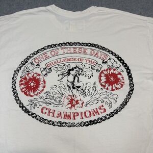 One Of These Days Shirt Mens S White Horse Equestrian Graphic Tee SEE DESCRIP